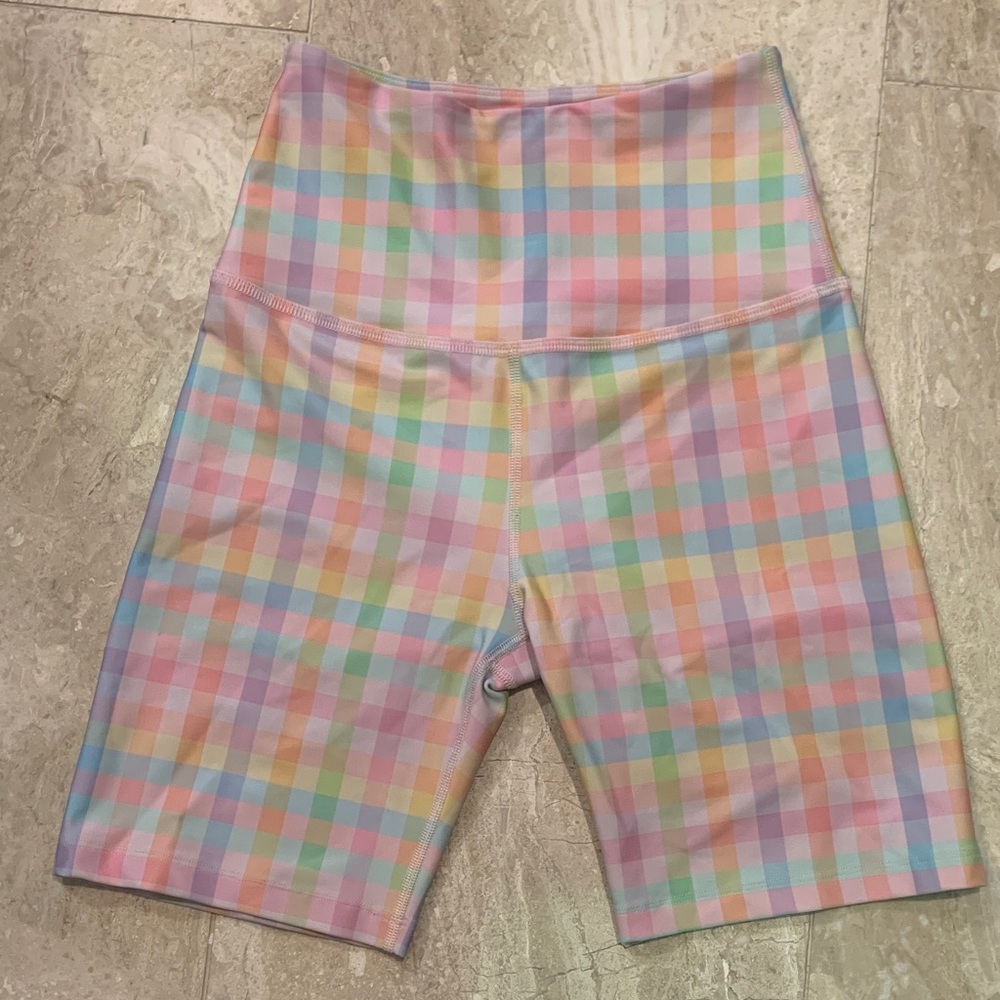 Pastel Plaid Women's Shorts